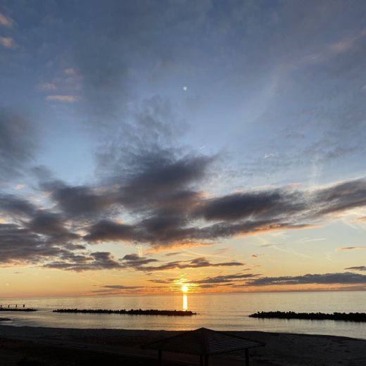 2024年2月・3月～こんな夕陽が見れました～