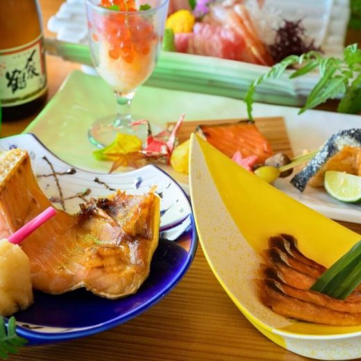 【おすすめ春プラン】地酒飲み比べ付き！村上牛と塩引き鮭を愉しむ「春のお宿ガストロノミー」ご予約受付中