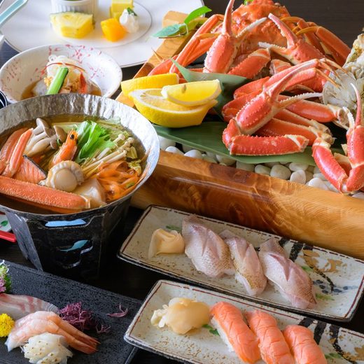 【冬のおすすめご馳走プラン】新登場★冬の蟹1杯＆海鮮カニ鍋　ご予約受付中